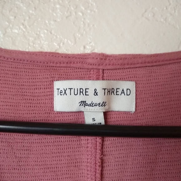 Madewell Texture & Thread Tie Front Tank Top - Picture 6 of 6